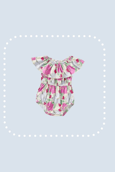 Hibiscus in the Breeze Romper