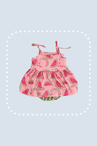 Watermelon Picnic Romper